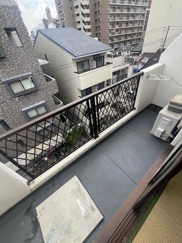 吉川コーポのバルコニー