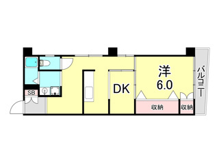 ルナ馬場町の間取り