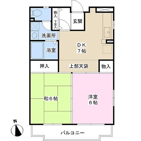 近畿荘の間取り