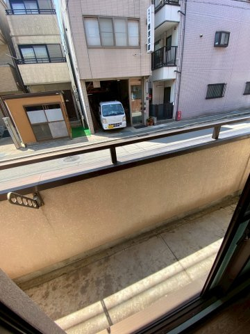 レグルスコートのバルコニー