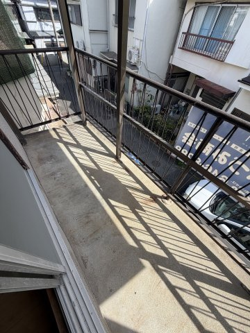 池田広町貸家(北)のバルコニー