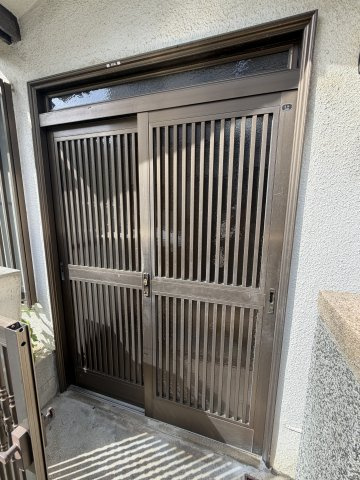 池田広町貸家(北)のエントランス