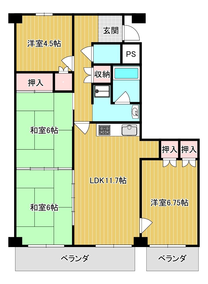  グランドメゾン藤崎　高取小学校区の間取り|グランドメゾン藤崎