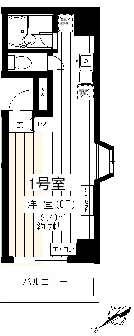 プラム春日部の間取り