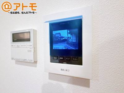【セキュリティ】 | 三島市藤代町Ⅲ　新築一戸建て　2号棟 | TVモニター付きインターホンは防犯性に優れています！