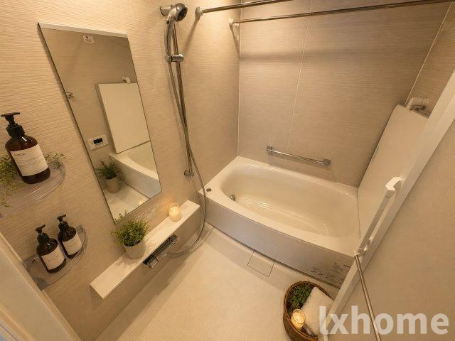 ミリカ・ヒルズⅡ街区(D棟)の浴室|コンパクトで使いやすいお風呂です