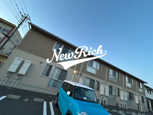 前橋市箱田町のアパートの外観