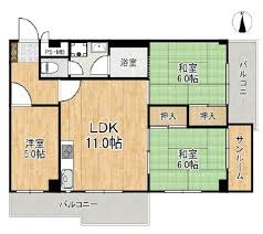 【間取り】 | ダイアパレス難波
