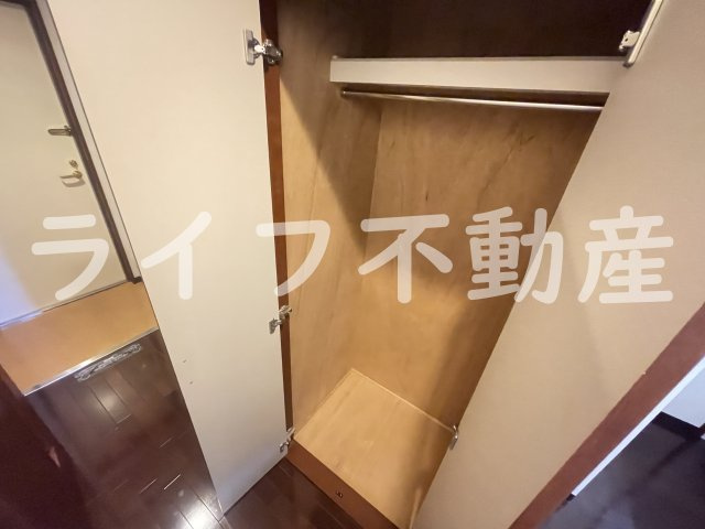 リュミエールイーストの収納|専用の収納スペースです