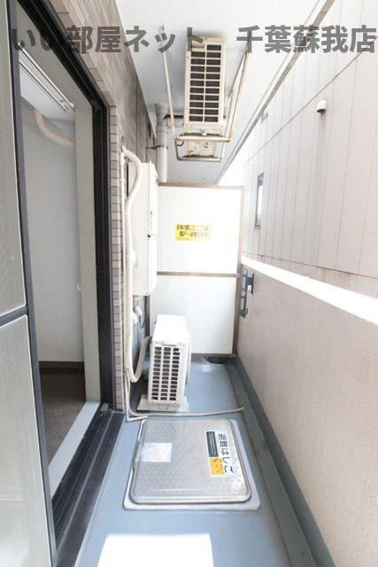 ライオンズマンション千葉県庁前のバルコニー