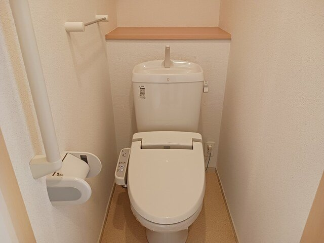 サニ－ヒルズⅡのトイレ|落ち着いた色調のトイレです