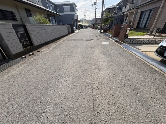 和歌山市湊　中古戸建の前面道路含む現地写真