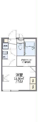 レオパレスＤＡＩ２７の間取り