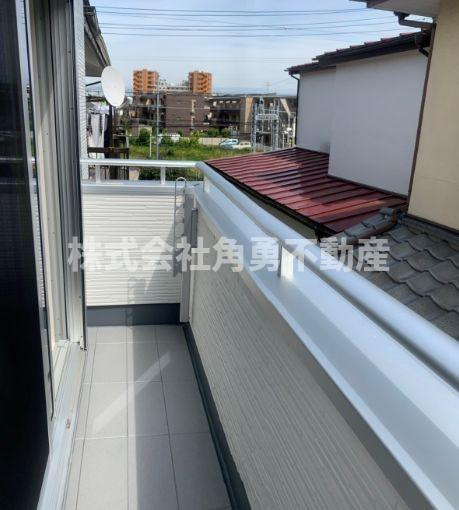 厚木市金田4期　新築一戸建て　7号棟の内観：施工例|《施工例》バルコニー