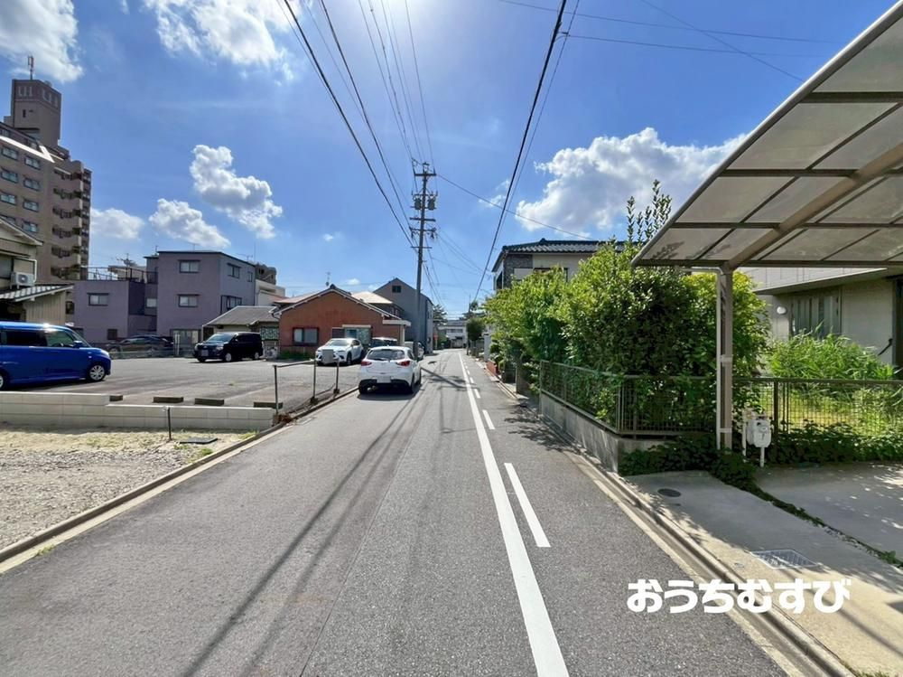 名古屋市北区八代町2期(全1棟)の前面道路含む現地写真