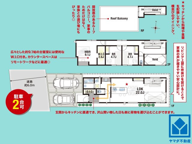 西宮市浜町の間取り