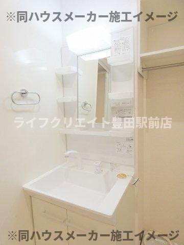 D-room豊田の洗面所
