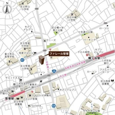 【地図】 | ファレール笹塚