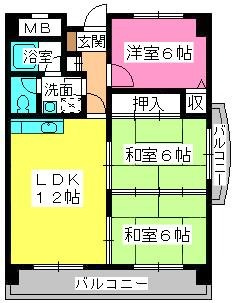 レスピーザ５３の間取り|間取り図