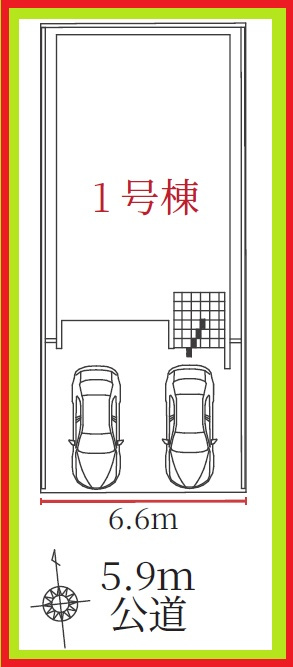 名古屋市中川区柳川町の新築一戸建の区画図|◇区画図◇