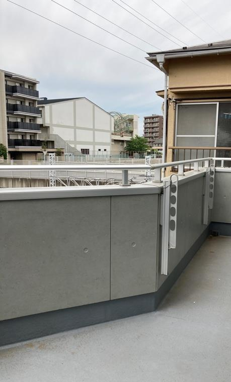 下新倉戸建のバルコニー