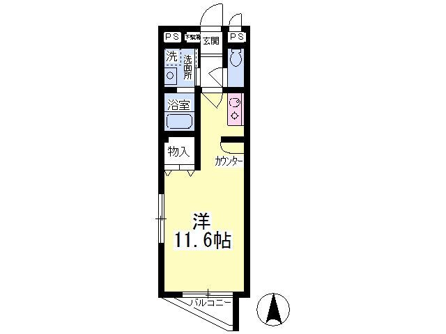 28.41平米　広々！洋室11.6帖！