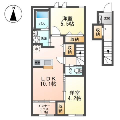 仮）高崎市上小鳥町Ｔ様新築アパートＡ棟