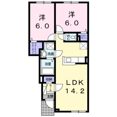 グレイス　クイールの間取り