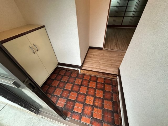 岩永アパートの玄関