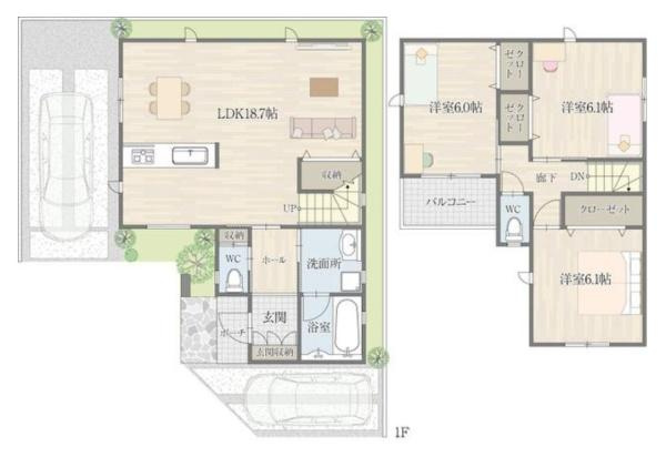 柏原市玉手町 ８号地 ／新築一戸建