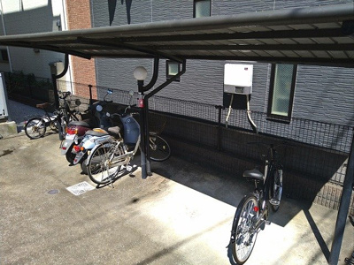 【その他】 | レオパレスメモラブルⅡ | 駐輪場　原付＆自転車のみ駐輪可能