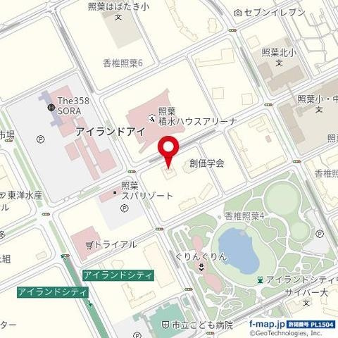 パティオスタイル照葉の地図|地図