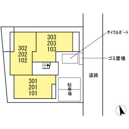 AVENUE263の区画図