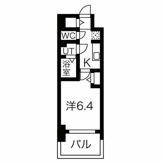 【間取り】 | メイクス名駅南Ⅱ