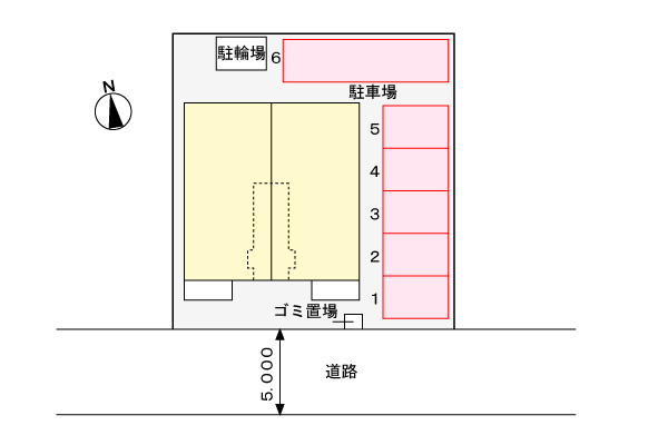 エアリー　コリーヌの区画図