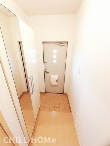 エルシアⅠの玄関|当社、チルホームのHPもご覧ください(^^)/物件情報多数♪
