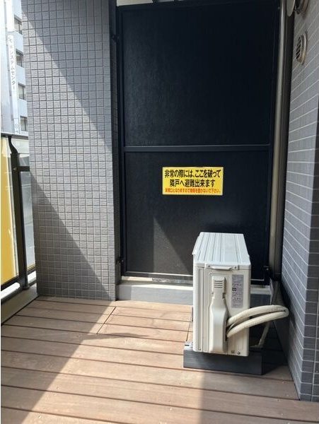白川公園パークマンションのバルコニー