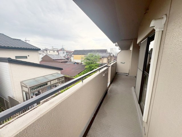 パークテラス桃山のバルコニー