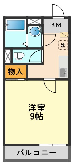 クレイノホーガ スターの間取り