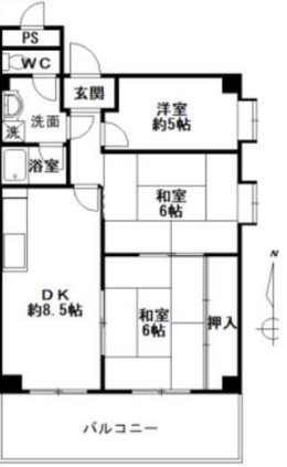 モンテメール六甲の間取り