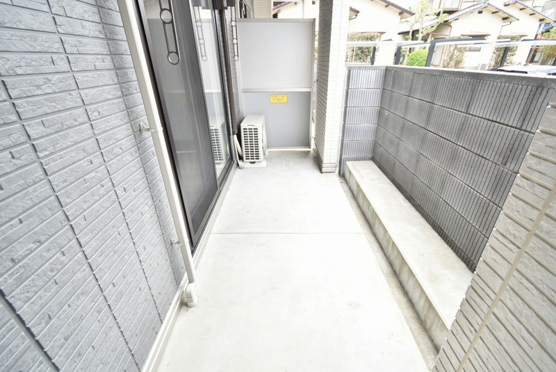 久留米市御井町のアパートのバルコニー|お洗濯にも便利なバルコニー付き