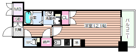【間取り】 | セイシア大拓26