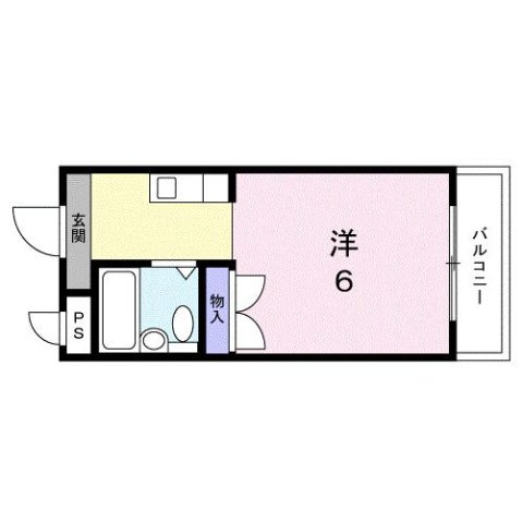 Ｓ・Ｈ星ヶ丘ハイツの間取り