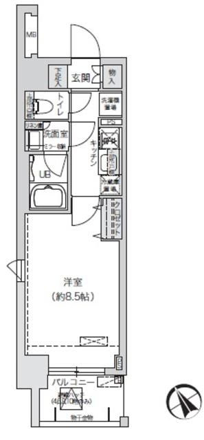 ブランシエスタ駒込の間取り
