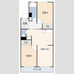 雁ヶ音マンション　　刈谷市の賃貸ならクラスホーム刈谷店の間取り
