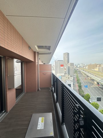 プレジオ阿波座のバルコニー