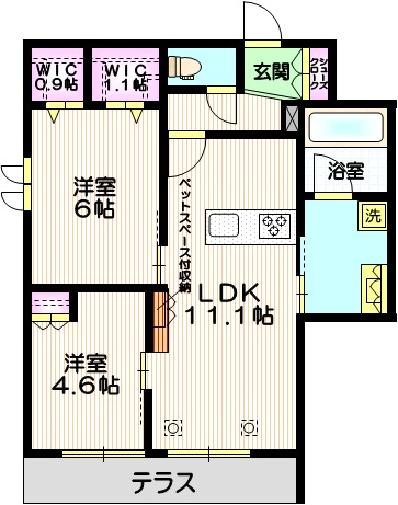 Ｍａｉｓｏｎ　Ｍの間取り