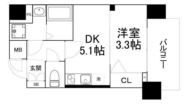 【間取り】 | ソルテラス阿波座ウィズ