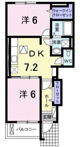 プラージュの間取り
