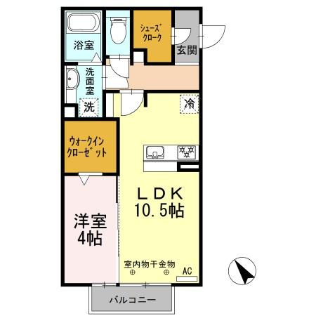 アヴニールNの間取り